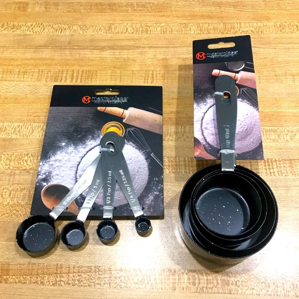 Masterclass Speckled Measuring Cups and Spoons Set